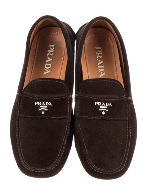 prada loafer vintage|prada suede loafer booties.